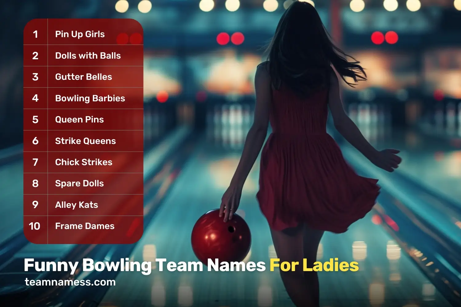 Funny Bowling Team Names For Ladies