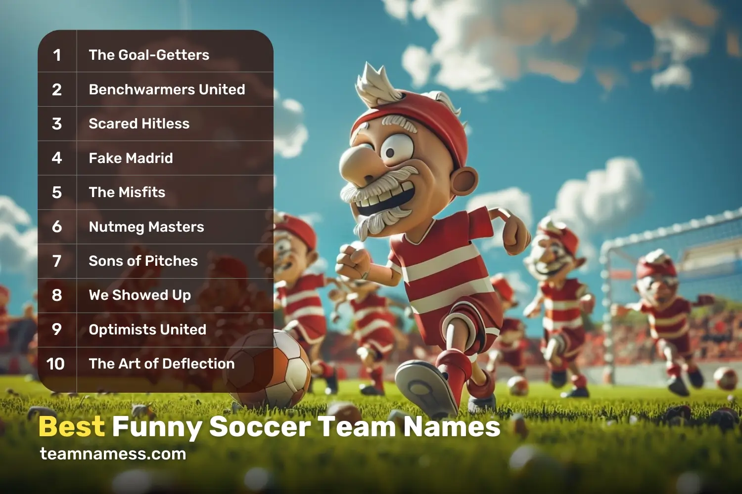 Best Funny Soccer Team Names