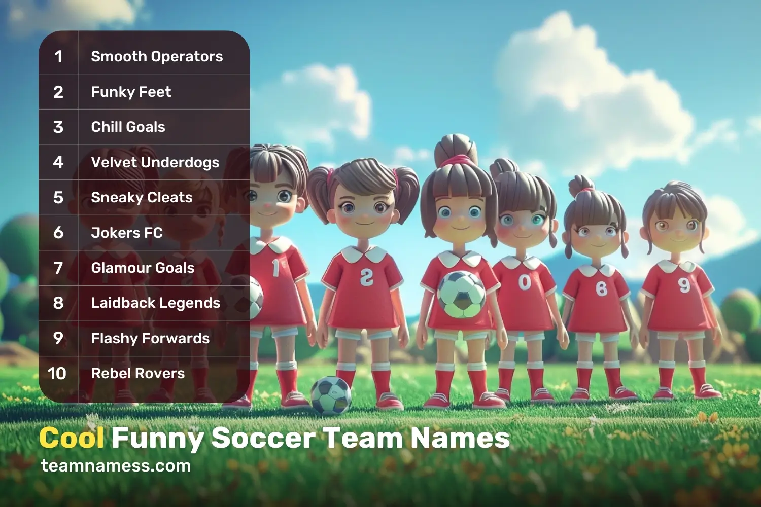 Cool Funny Soccer Team Names