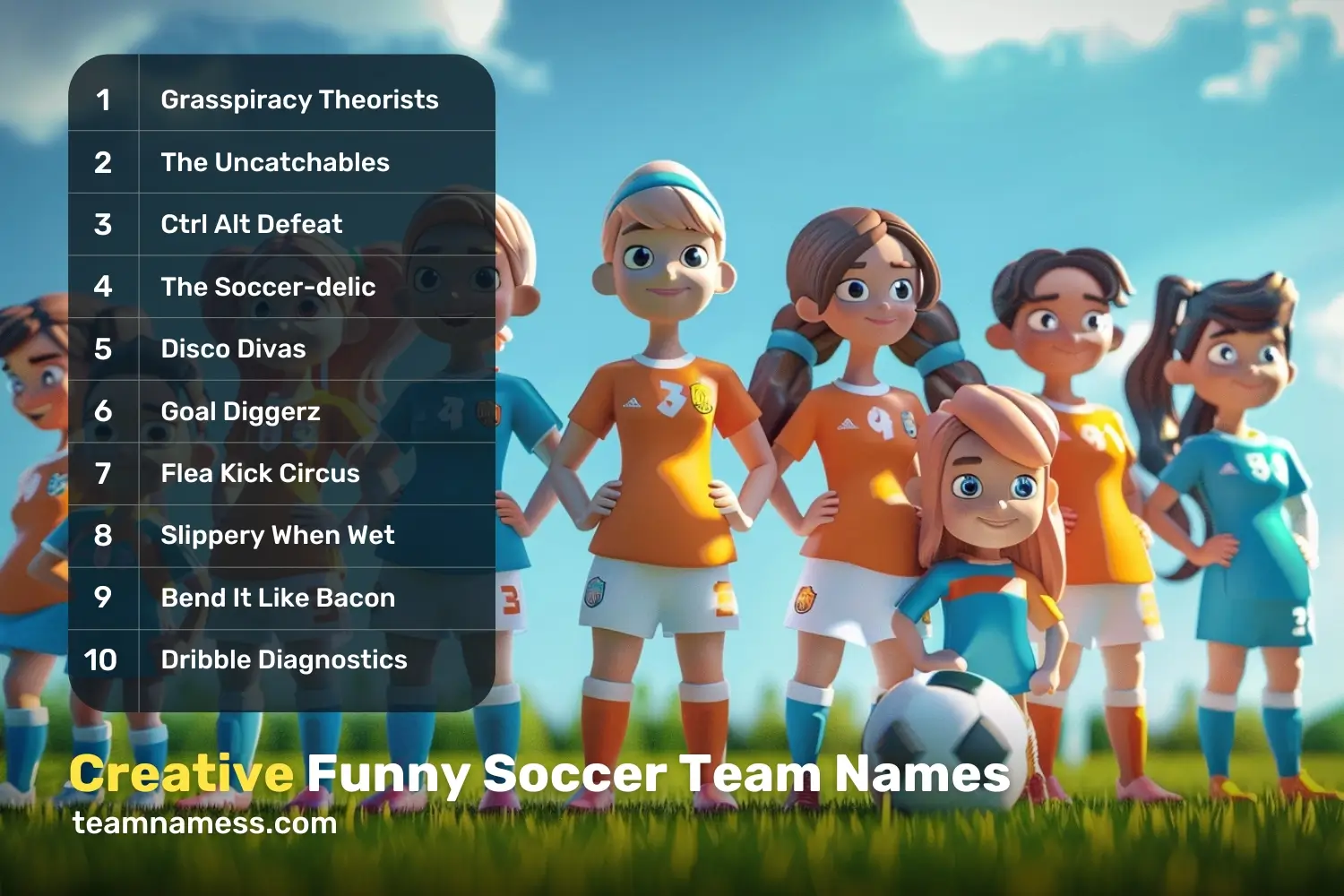 Creative Funny Soccer Team Names