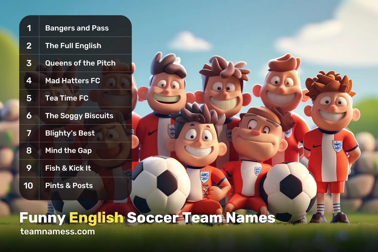 Funny English Soccer Team Names