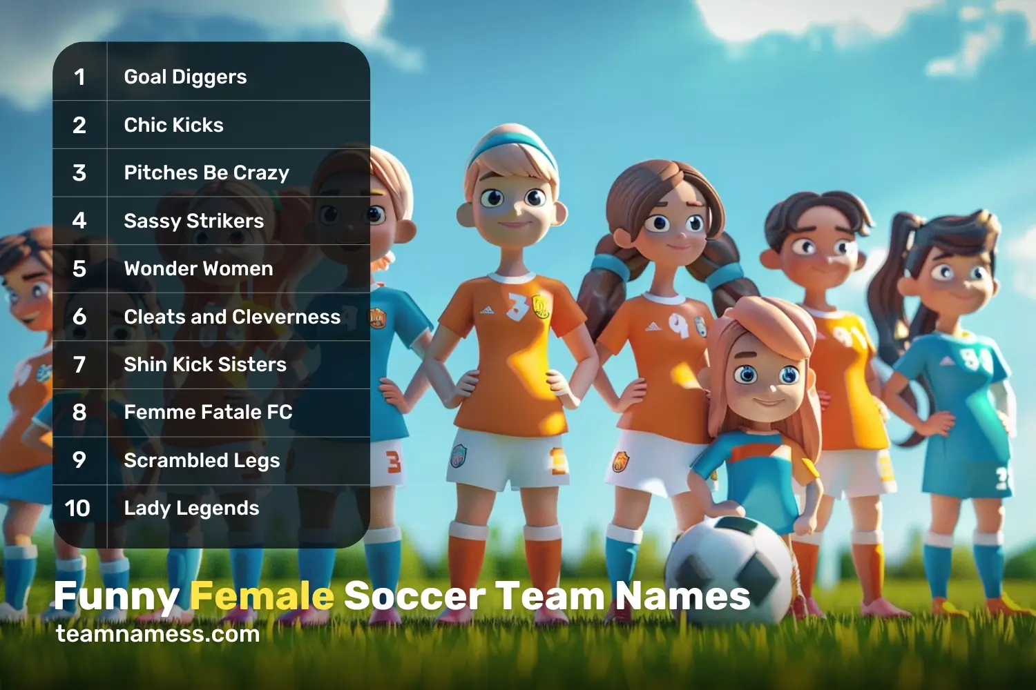 Funny Female Soccer Team Names