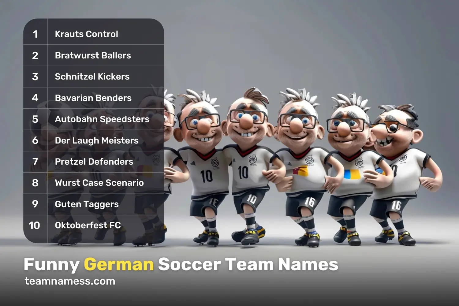 Funny German Soccer Team Names