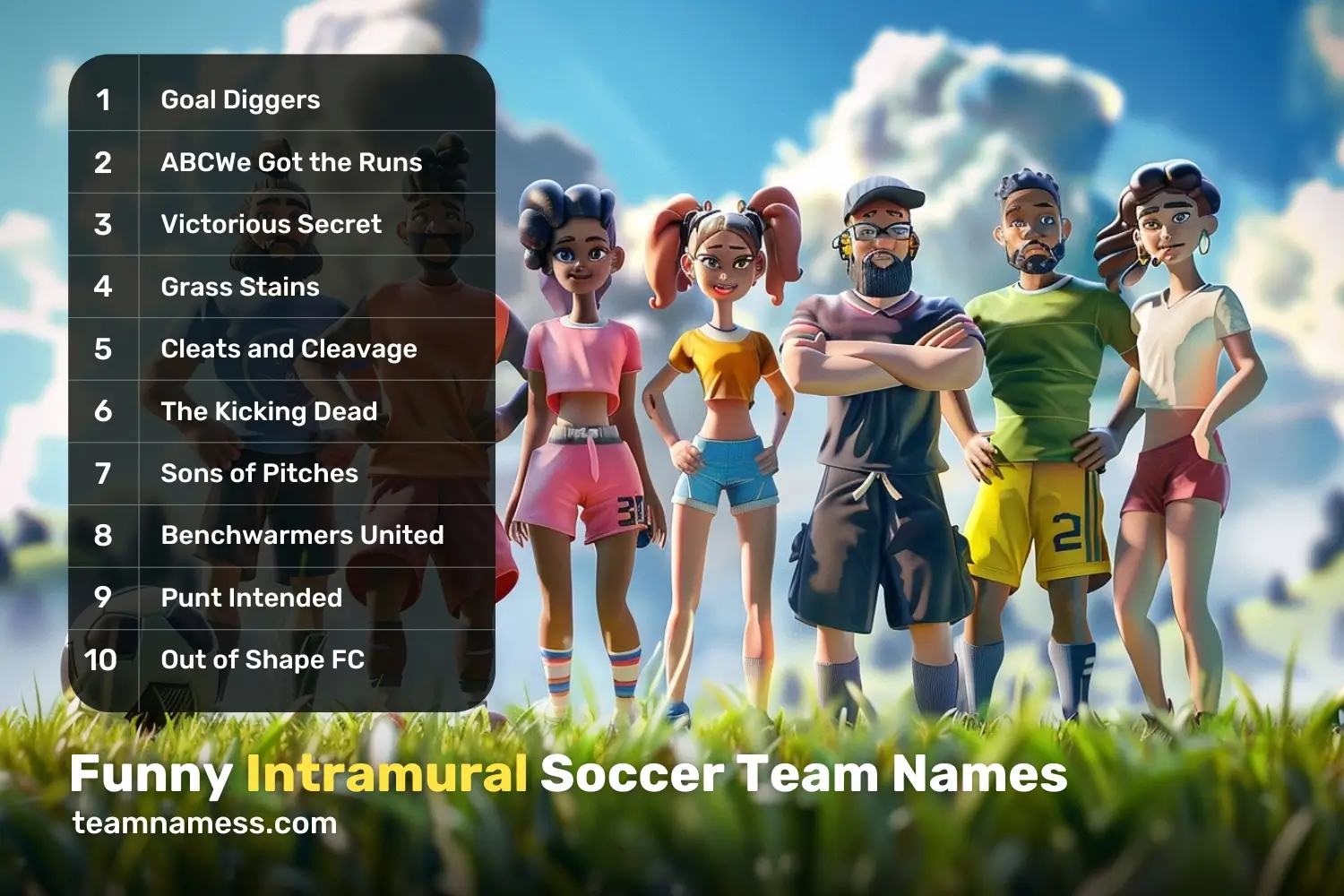 Funny Intramural Soccer Team Names