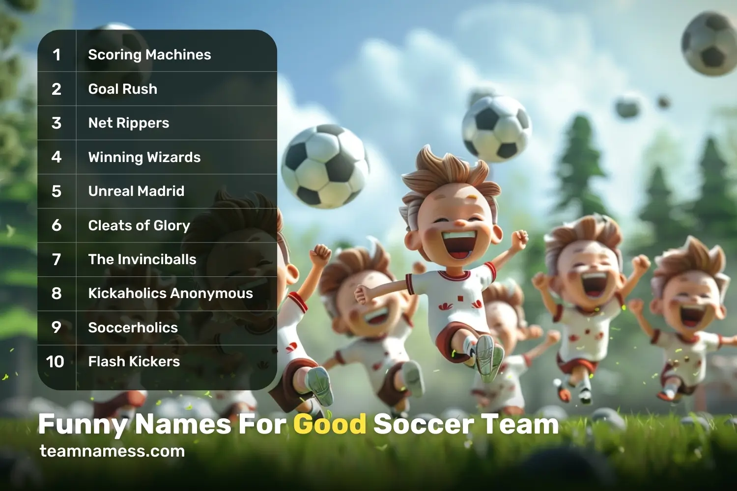 Funny Names For Good Soccer Team