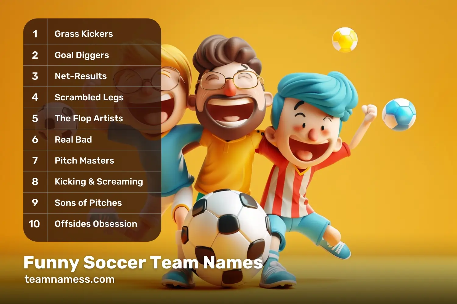 Funny Soccer Team Names