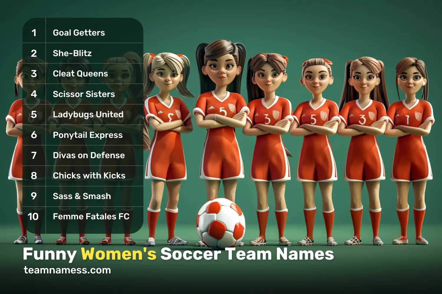 Funny Women's Soccer Team Names